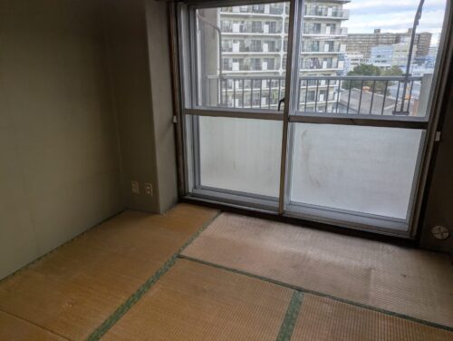 マンション遺品処分和室作業後