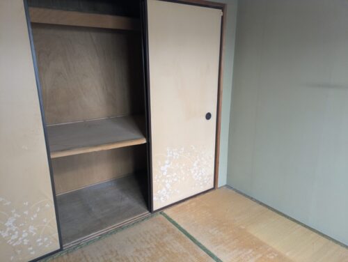 マンション遺品処分押し入れ内作業後