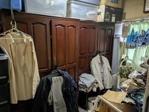 マンション遺品処分洋室作業前