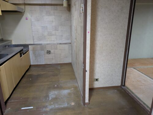 マンション遺品処分キッチン作業後
