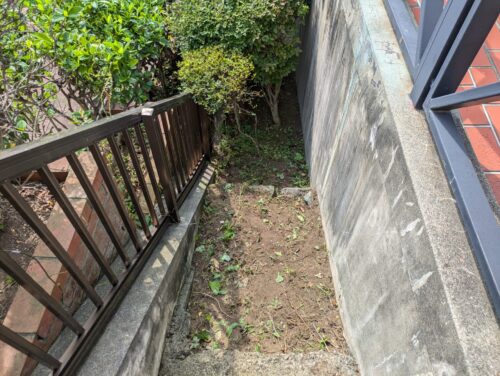 のり面草むしり後