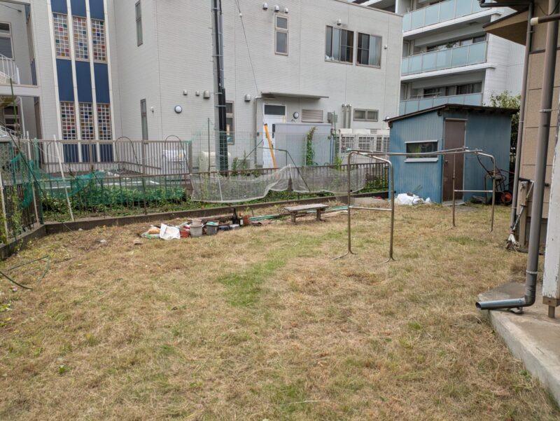 お庭草刈り後2