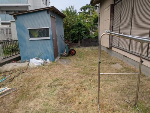 お庭草刈り後3