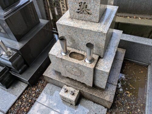 お墓掃除後2