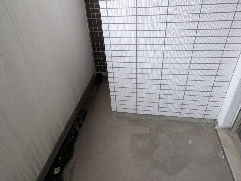 一人暮らしマンションベランダ残置物処分後