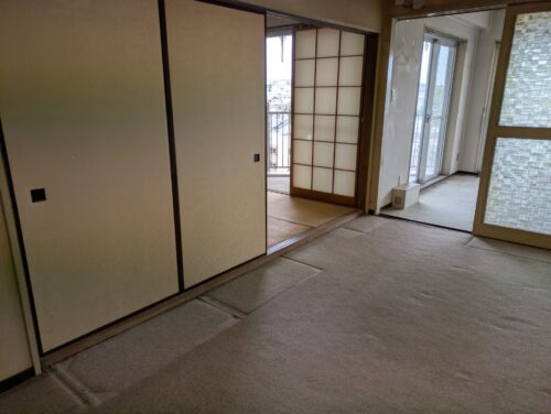 リビング作業後2