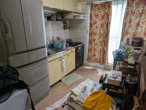 キッチン周り残置物処分前