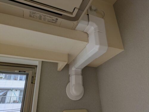 エアコン室内機配管