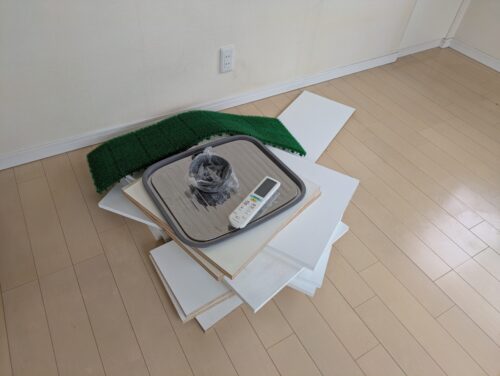 木の板など処分前