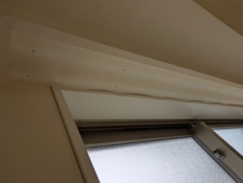 カーテンレール取り外し後