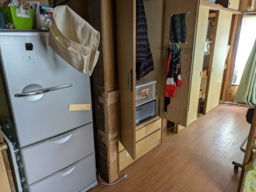 戸建て引越後処分2階収納スペース作業前