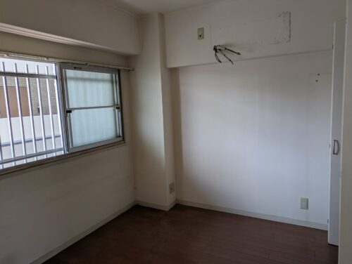 マンション少量処分寝室作業後