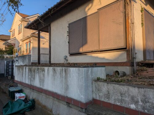 家周り西側伐採、草刈り後