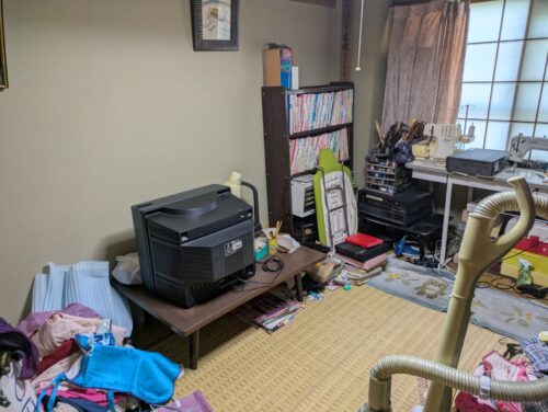 和室引越後残置物処分前2