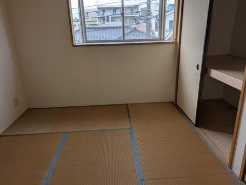 3階建戸建て残置物処分3階和室作業後2